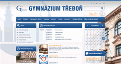 Desktop Screenshot of gymtrebon.cz